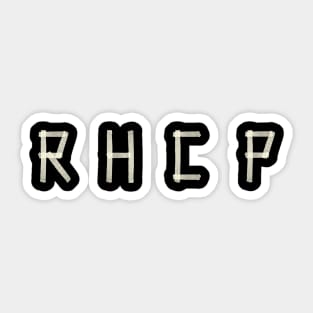 RHCP Paper Tape Sticker